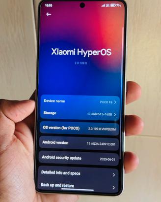 Poco F6 12 , 512 GB con garanzia