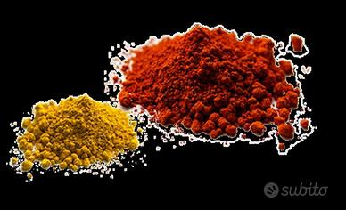 Ossido di Ferro Pigmento Giallo o Rosso marrone
