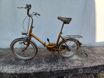 Bicicletta pieghevole  Mondia cambio 3 mare