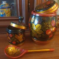 Lotto di 3 pezzi di oggetti Made in URSS