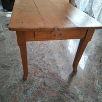 Tavolo con assi da legno ex tavolo da lavoro