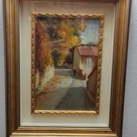 Angelo Forneris AUTUNNO 1977 olio su masonite
