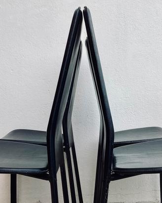 Quatto sedie vintage di Cattelan per Cidue