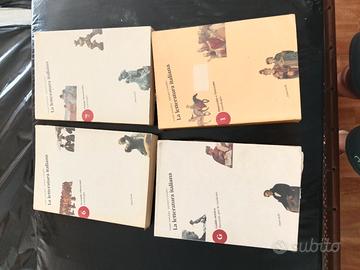 Set 4 libri di antologia vintage