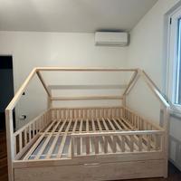 Letto a casetta 140x200