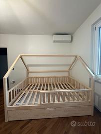 Letto a casetta 140x200