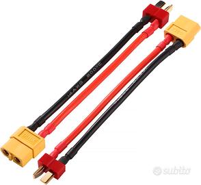 2 Pezzi Adattatore T-Plug Maschio a XT60 Femmina