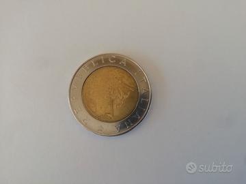 Lire 500 bimetalliche 20 anniversario Ifa