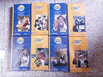 Lotto Blocco VHS Sardegna Canta  UNIONE SARDA