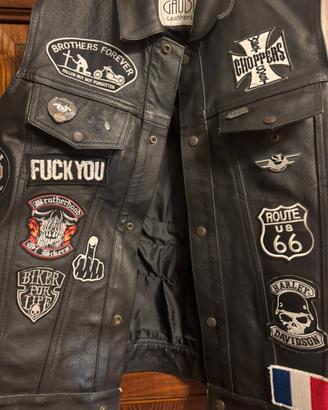 Gile pelle stile harley