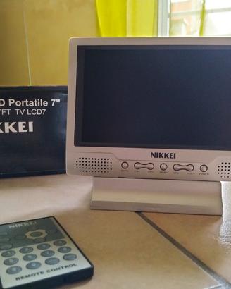 TV LCD Portatile 7" Nikkei NK 708TFT – Come Nuovo 