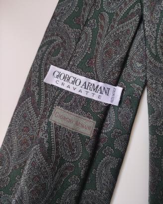 Cravatta Paisley Giorgio Armani in pura seta