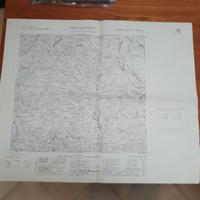 Mappa militare IGM   scala 1/25000  Fosciandora