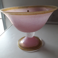 Vaso coppa vetro di murano