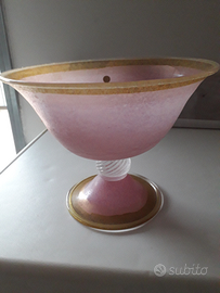 Vaso coppa vetro di murano