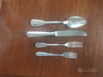 set posate placcate argento