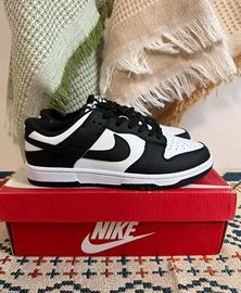 Nike Dunk Low Nere e Bianche 37 Nuove Originali