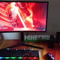 pc gaming rtx 2060+monitor e casse