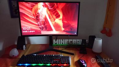 pc gaming rtx 2060+monitor e casse