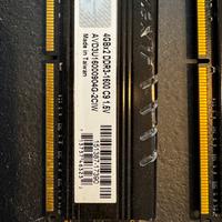8GB ram ddr3 1600, coppia da 4GB