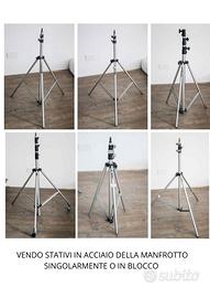 STATIVI IN ACCIAIO DELLA MANFROTTO
