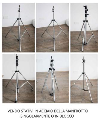 STATIVI IN ACCIAIO DELLA MANFROTTO