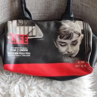 Borsa a mano in pelle Audrey Hepburn