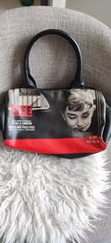 Borsa a mano in pelle Audrey Hepburn