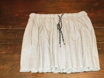 Gonna a pieghe corta tg U