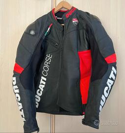 Giacca in pelle da moto Ducati