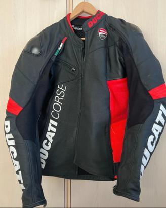 Giacca in pelle da moto Ducati