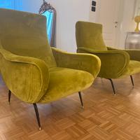 Poltrone anni 50 60 stile Lady Zanuso