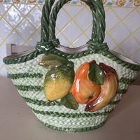 Vaso cesto di frutta