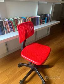 Sedia IKEA con ruote