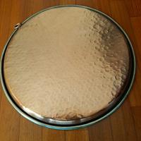 teglie in rame e mestoli 