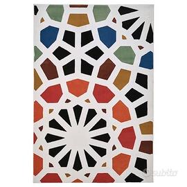 Tappeto multicolore