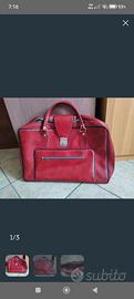 Borsone Vintage in robusto simil cuoio 