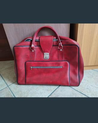 Borsone Vintage in robusto simil cuoio 
