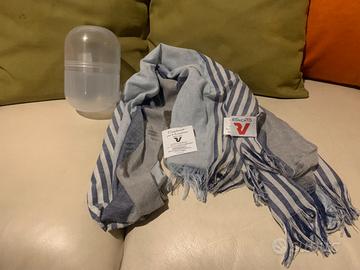 Pashmina a righe e quadri Roncato