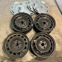 cerchi in ferro originali audi 5x112 Audi A3