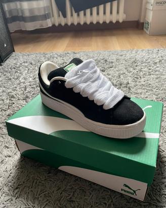 Scarpe puma suede xl nere e bianche