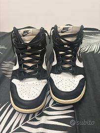 Nike Dunk alte bianche e nere taglia 43