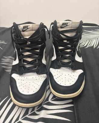 Nike Dunk alte bianche e nere taglia 43
