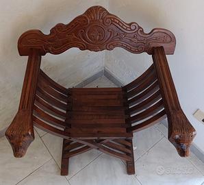 sedia savonarola vintage