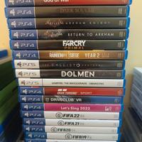 Lotto videogiochi PS4/PS5 