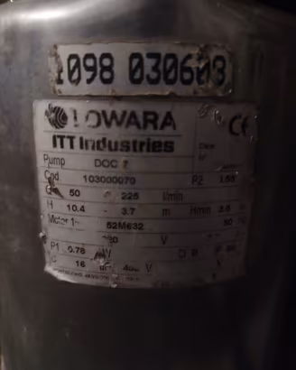 pompa a immersione Lowara doc7 