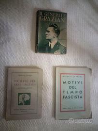 3 Libri "Fascismo" anni '30