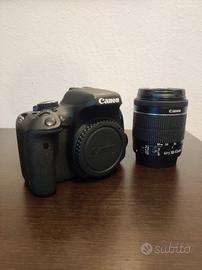 Canon EOS 750d + 18-55 f/3.5-5.6 IS II + accessori