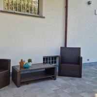 trio giardino in rattan 