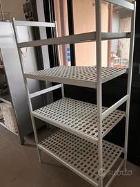 Scaffalatura in allumonio anodizzato
